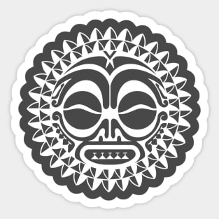 Polynesian sun face Sticker